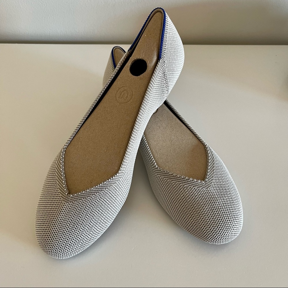 Like New! Rothy’s The Flat, flax birdseye